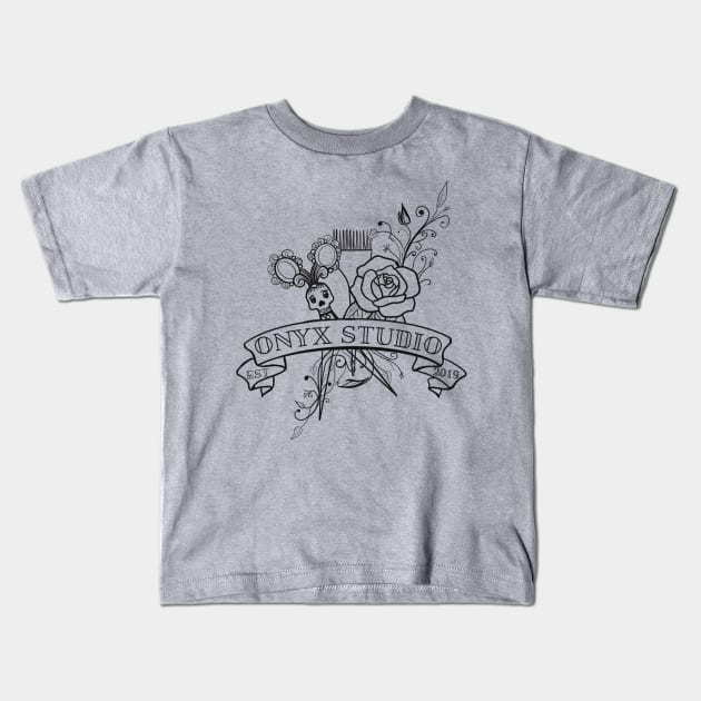 Onyx Studio Rules 2 Kids T-Shirt by Shea Klein